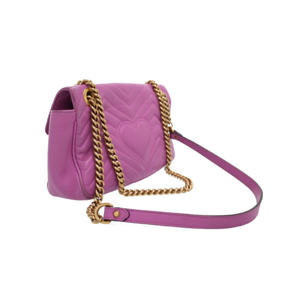 GUCCI GG Marmont Quilted Shoulder Bag Chain - Picture 2 of 9